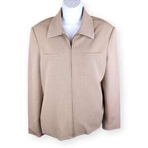 Rafaella Vintage Fawn Beige Full Zip Women Suit Jacket 10